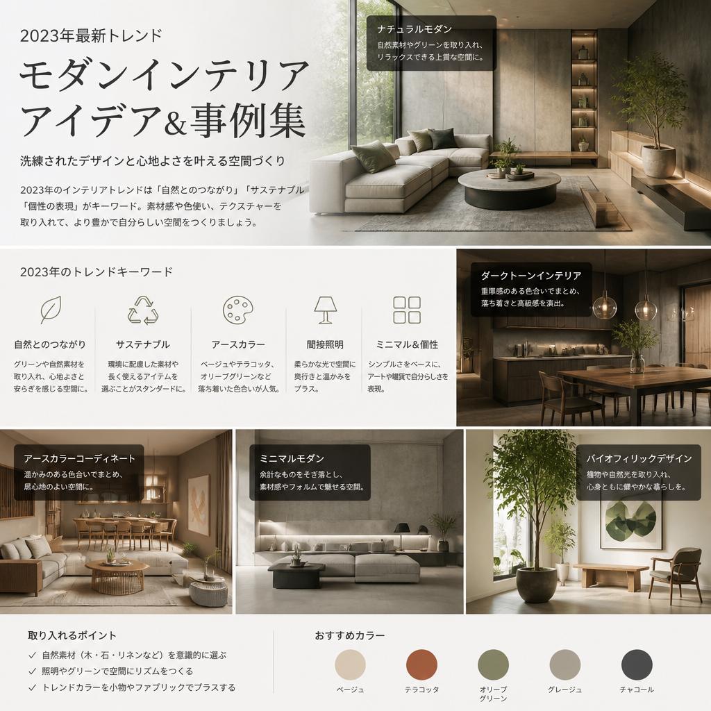 2. モダンインテリアのトレンド
