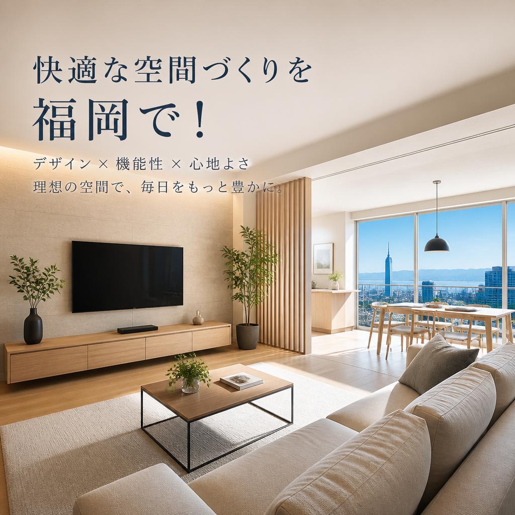 快適な空間づくりを福岡で！
